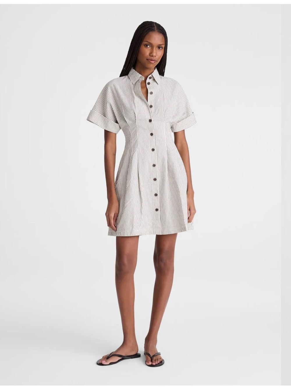 Madewell The Perry mini shirt dress